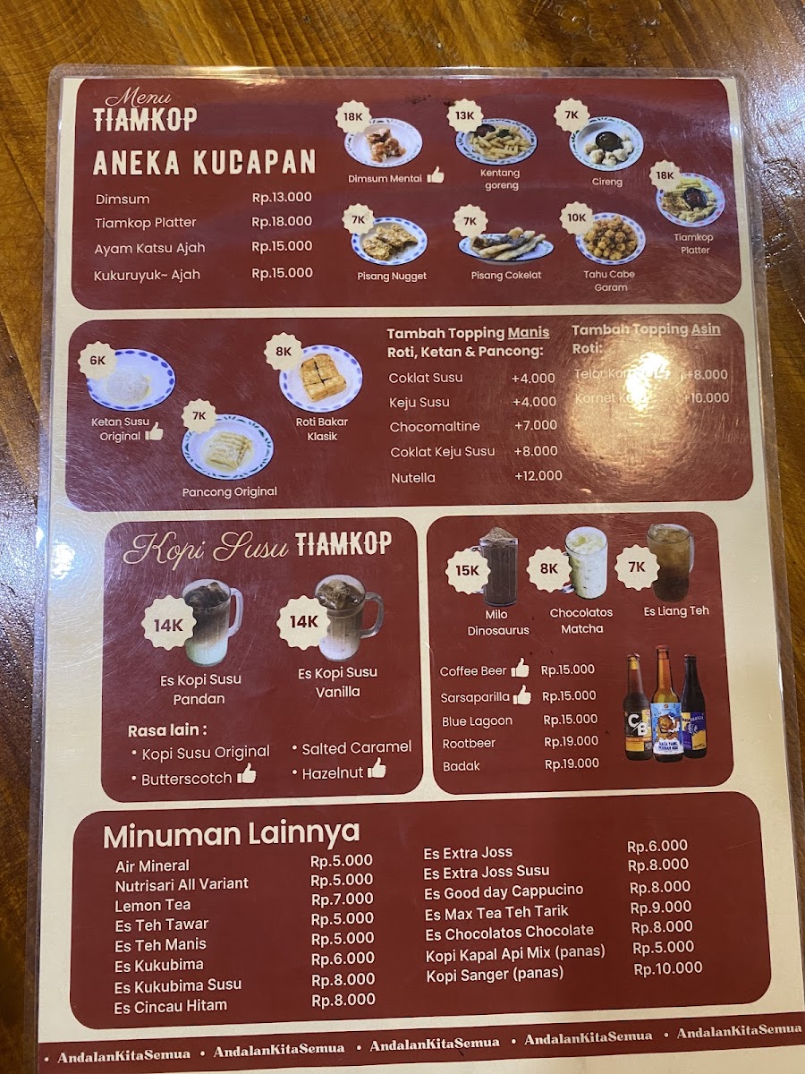 Warkop Tiamkop Photo Menu 9