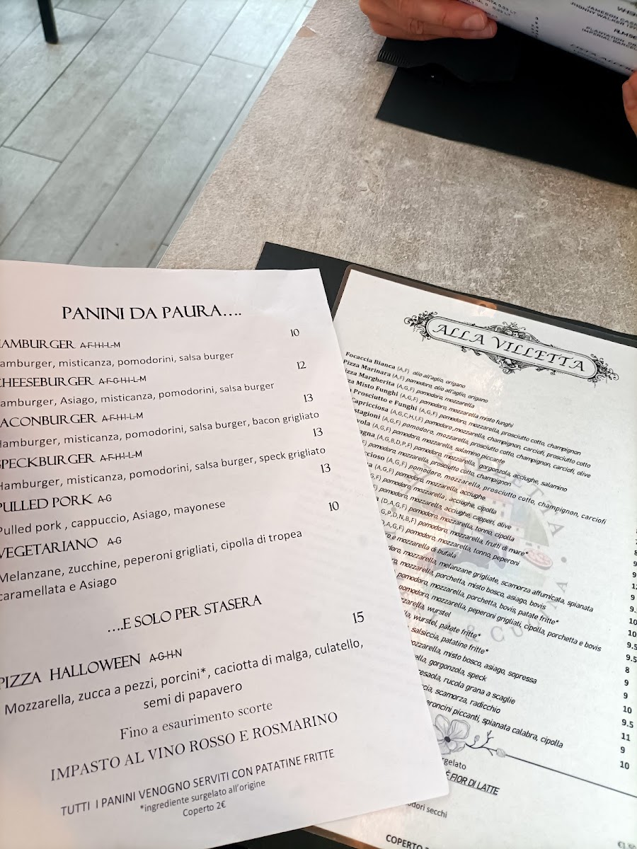 Alla Villetta Photo Menu 6