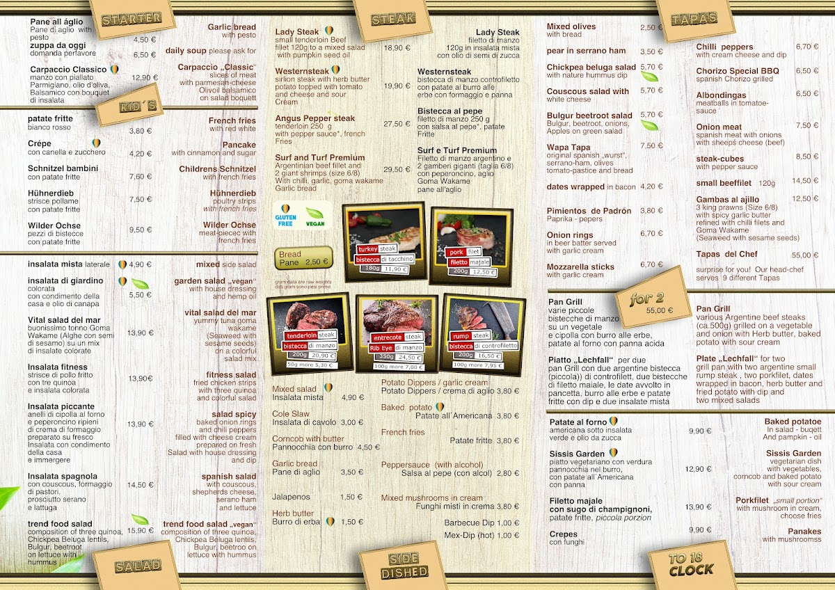 Steakhaus Füssen & Tapas Bar Photo Menu 1