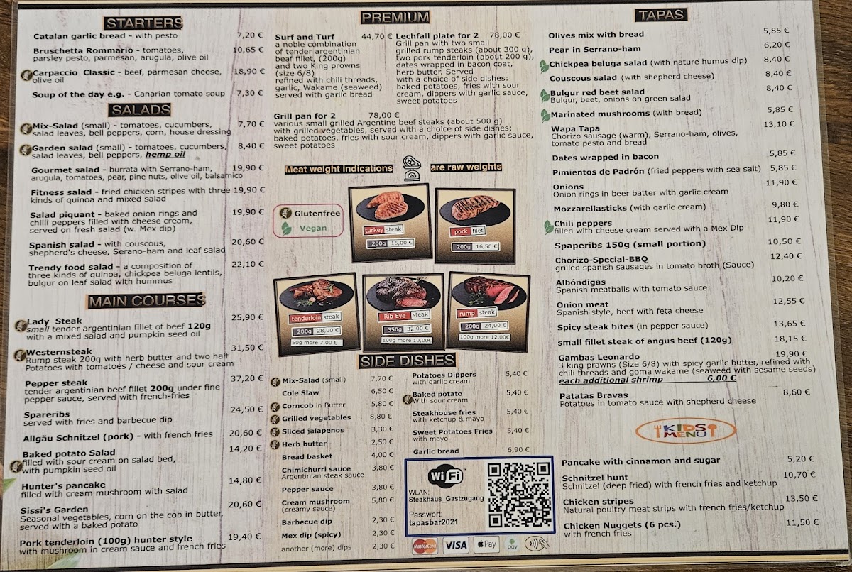 Steakhaus Füssen & Tapas Bar Photo Menu 2