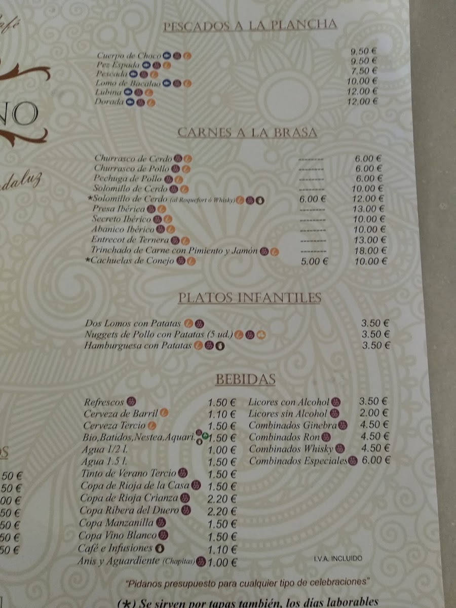 Casino de la Paz Photo Menu 6