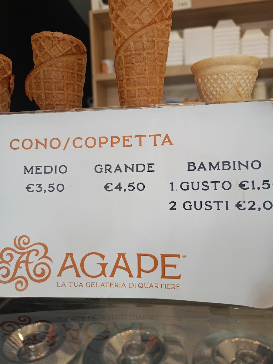 Agape Gelateria Photo Menu 1