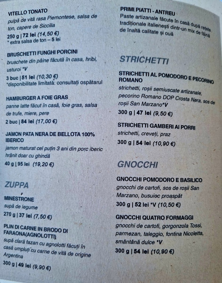 Da Pino - Restaurant centru Cluj Napoca Photo Menu 5