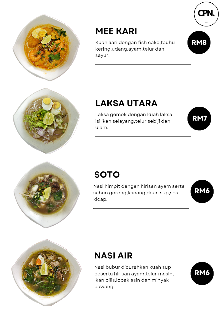 CPN RESTAURANT Photo Menu 3