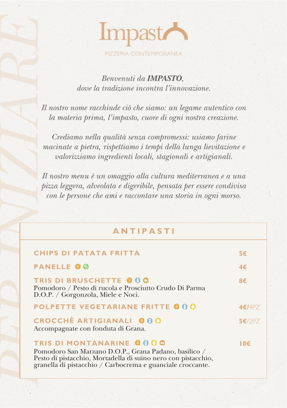 Impasto Pizzeria Contemporanea Photo Menu 8