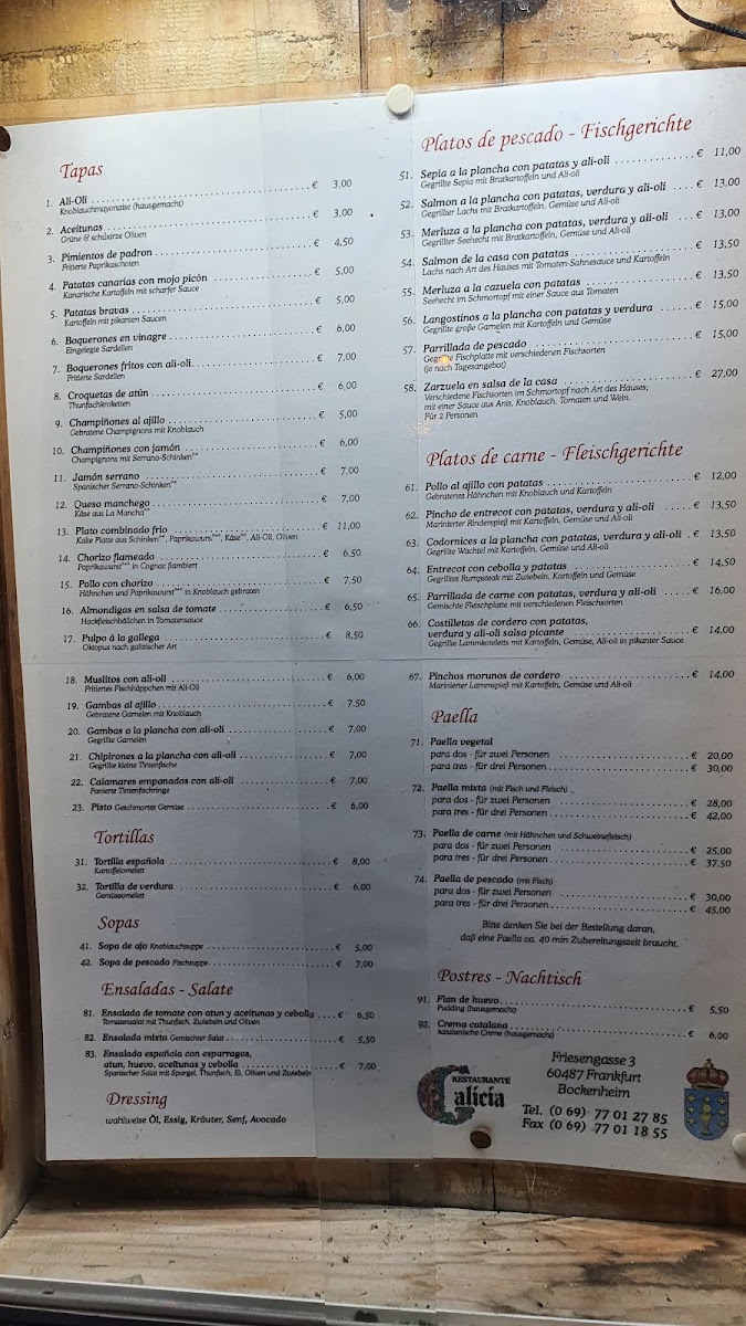 Galicia Photo Menu 5