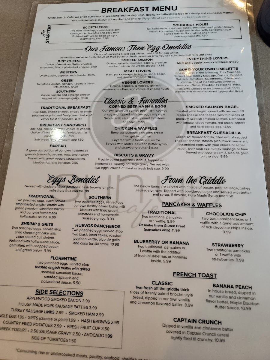 Sun Up Cafe - Mooresville, NC Photo Menu 8