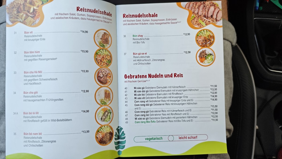 Restaurant Pho Vu Photo Menu 3