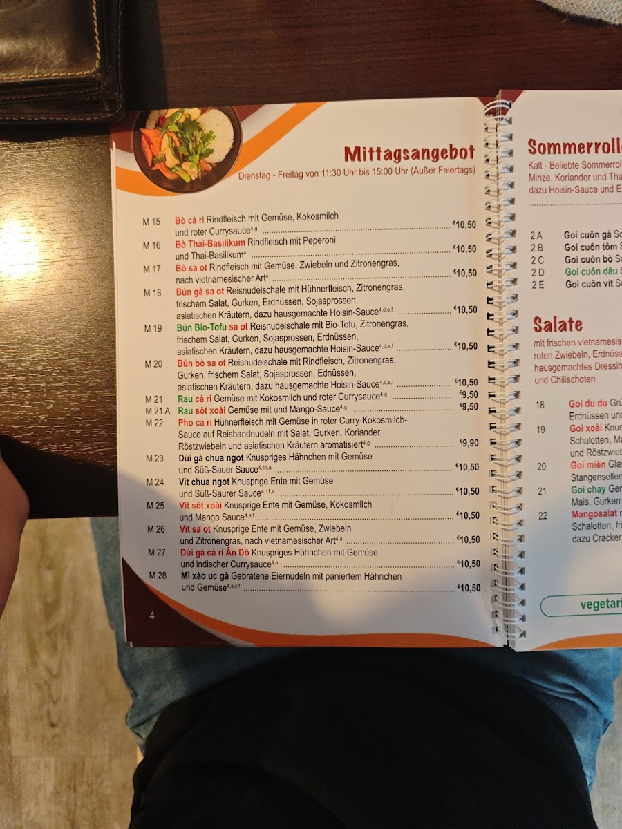 Restaurant Pho Vu Photo Menu 6
