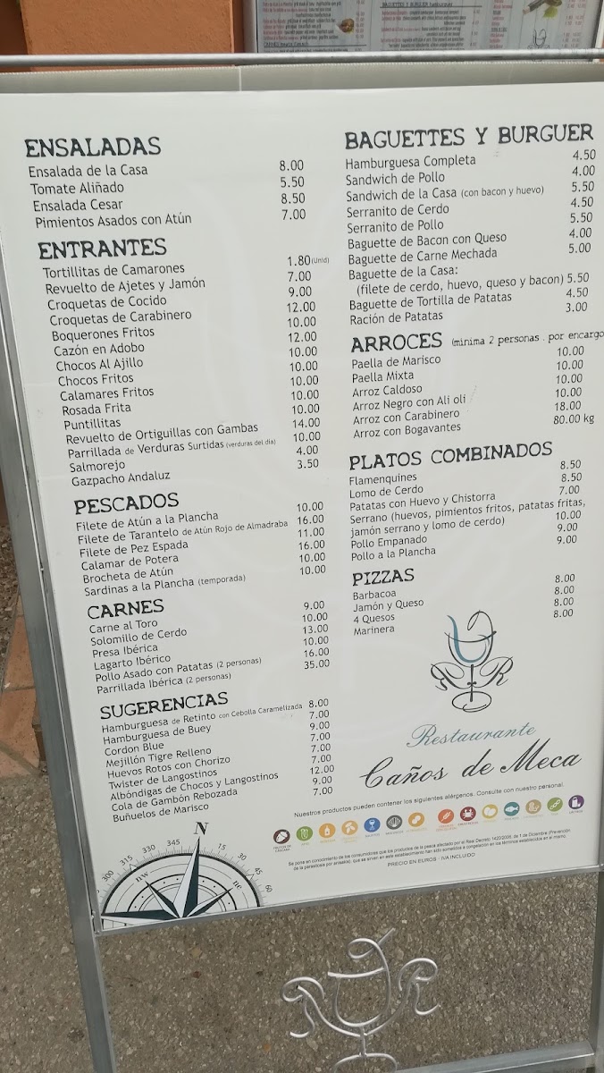 Restaurante Camping Caños De Meca Photo Menu 7