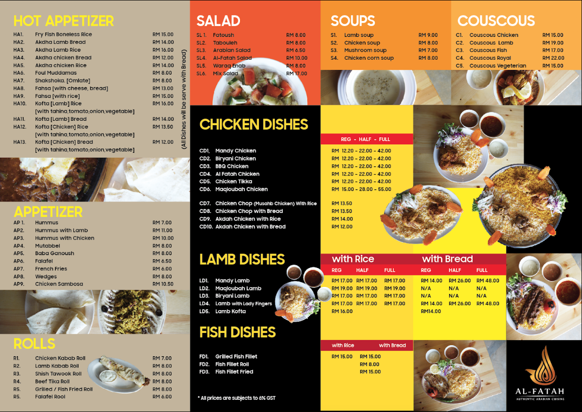 Al Fatah TTDI Grove Photo Menu 10