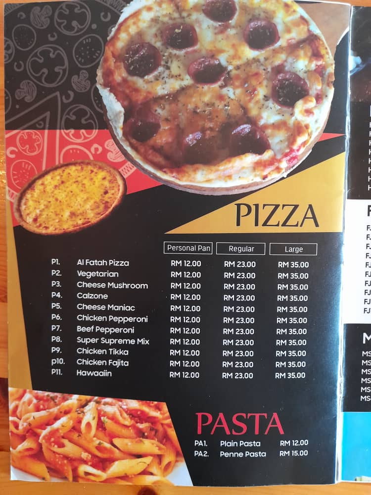 Al Fatah TTDI Grove Photo Menu 2