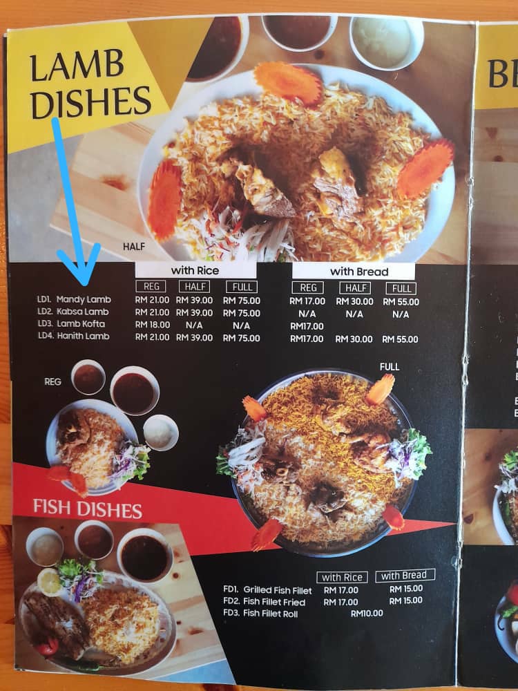 Al Fatah TTDI Grove Photo Menu 4