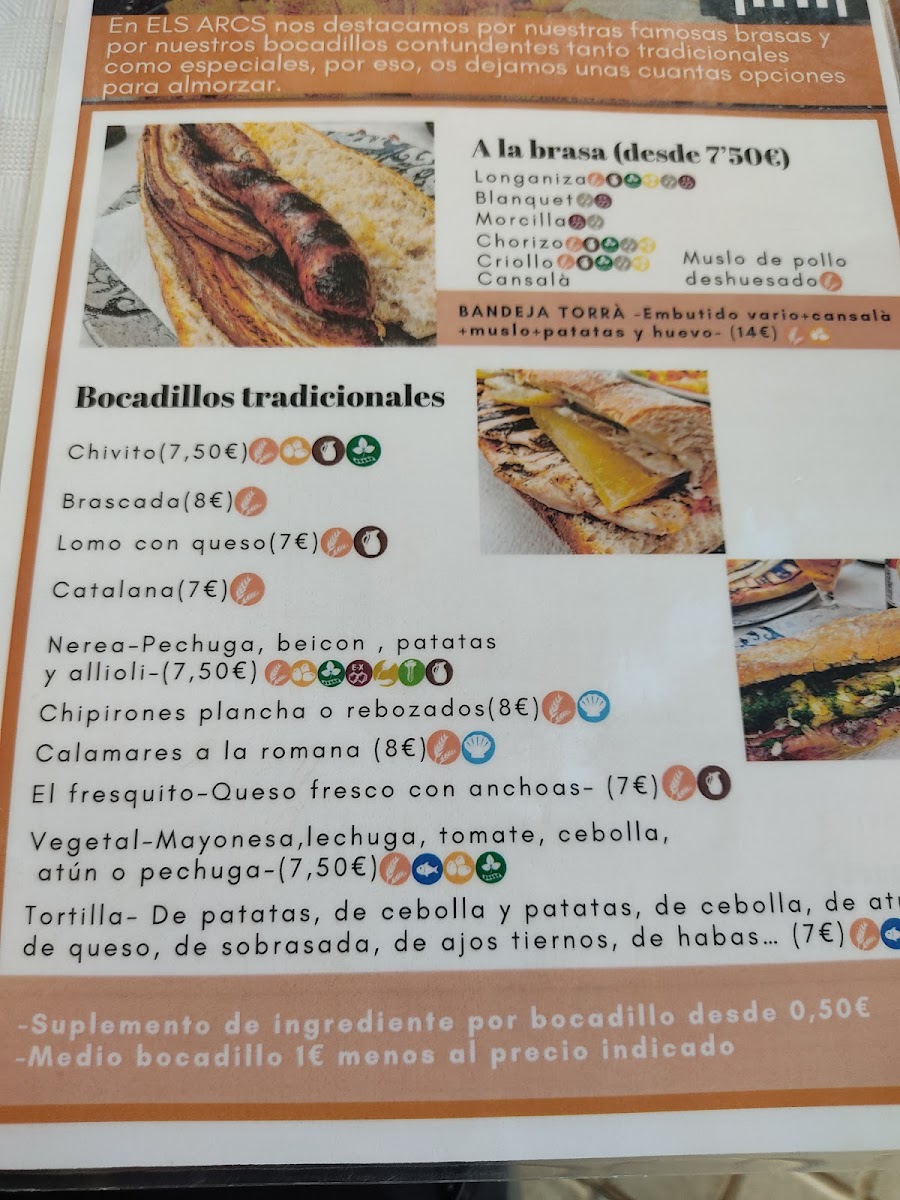 Restaurante Els Arcs Photo Menu 2