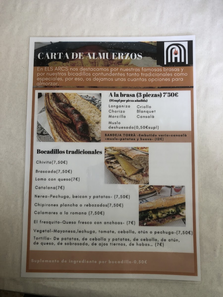 Restaurante Els Arcs Photo Menu 3