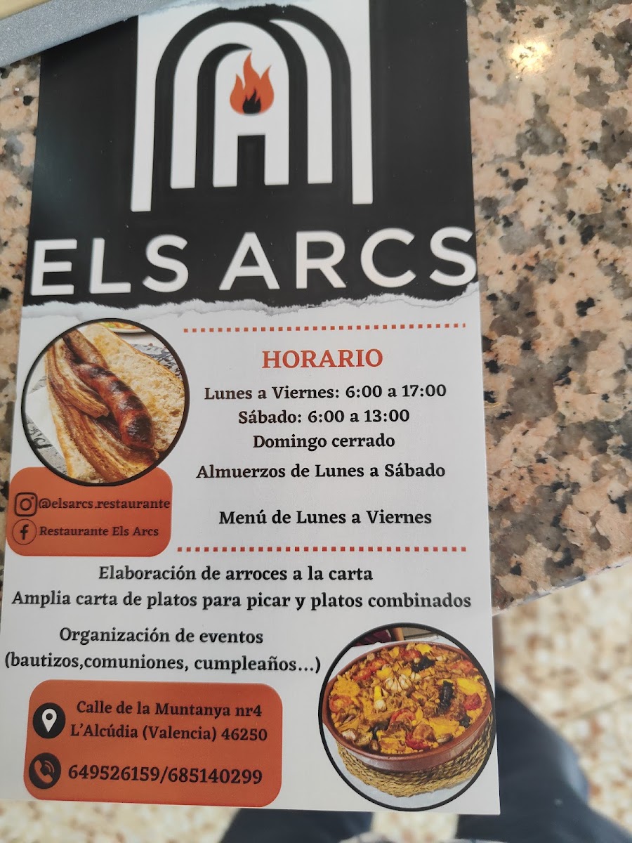 Restaurante Els Arcs Photo Menu 9