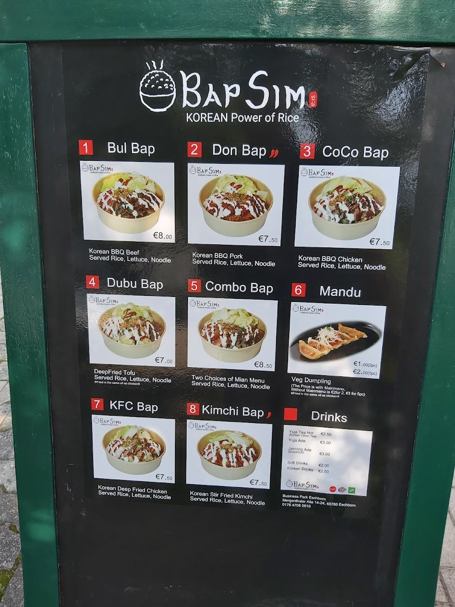 Restaurant Bap Sim Photo Menu 5