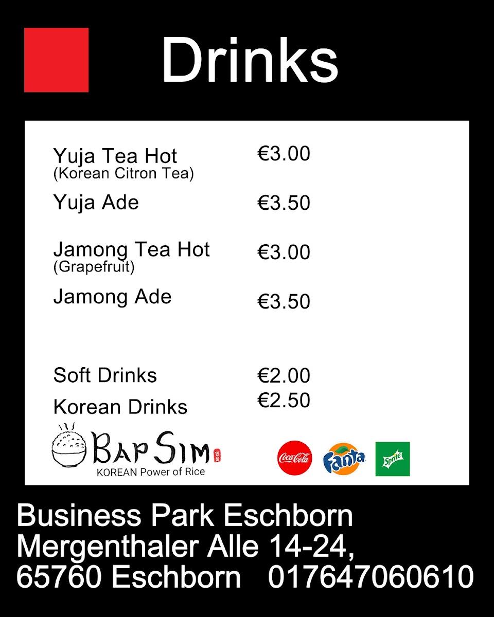 Restaurant Bap Sim Photo Menu 7