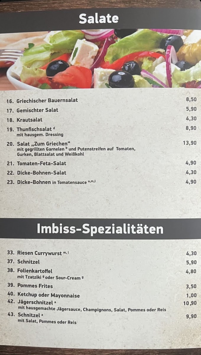 Zum Griechen Photo Menu 7
