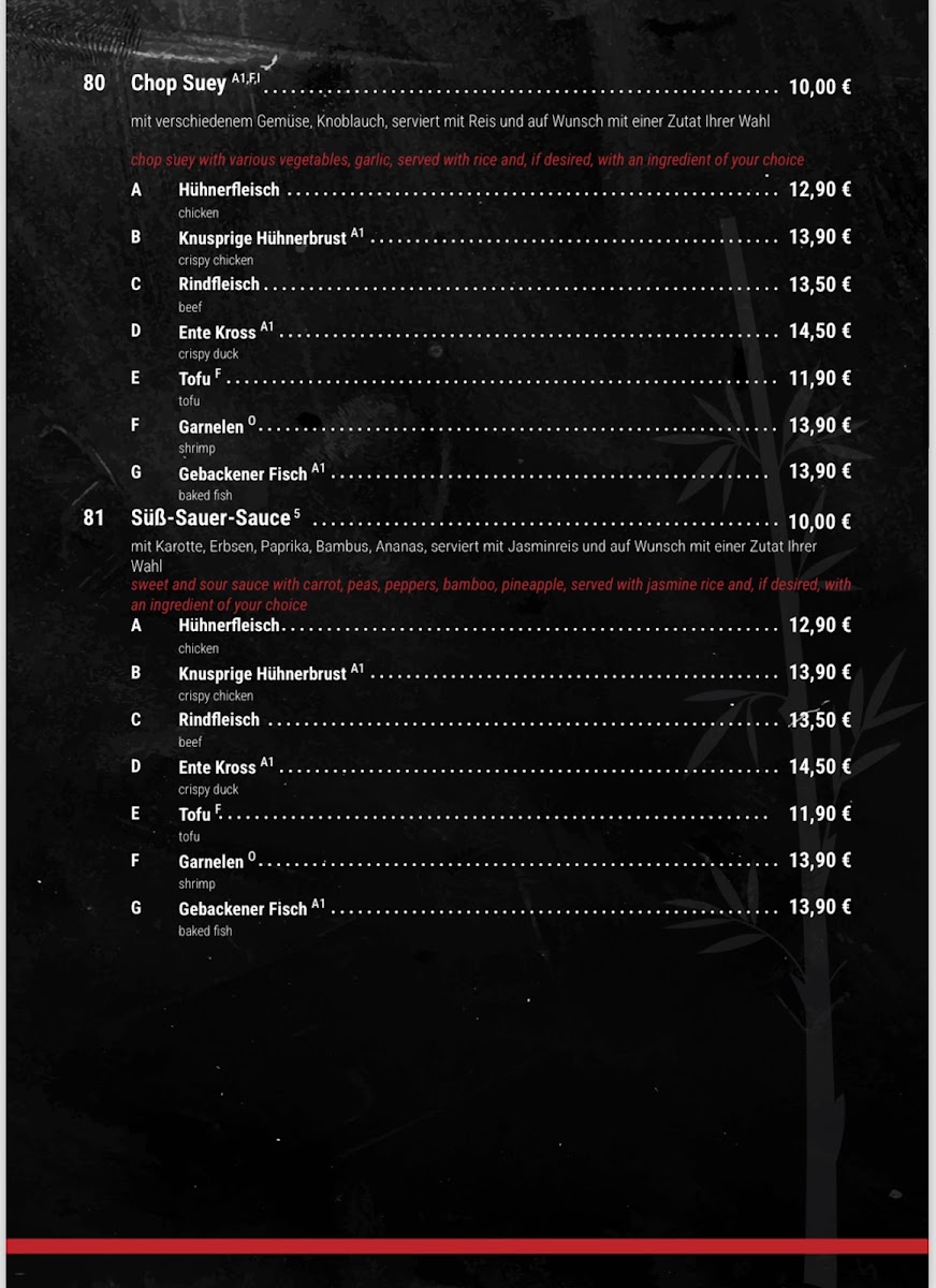 Loc Asia Restaurant Photo Menu 3
