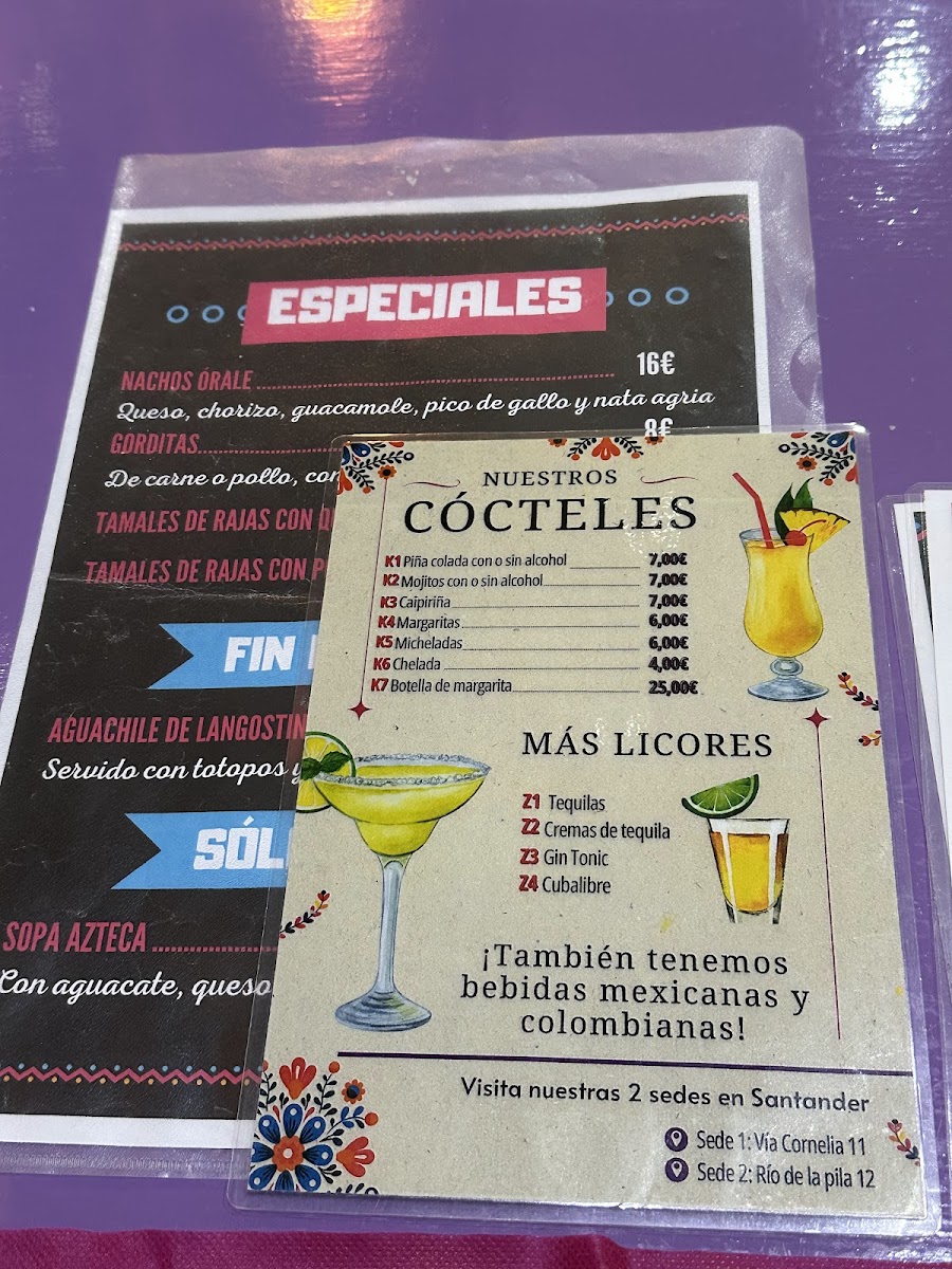 Órale Antojitos Mexicanos Photo Menu 2