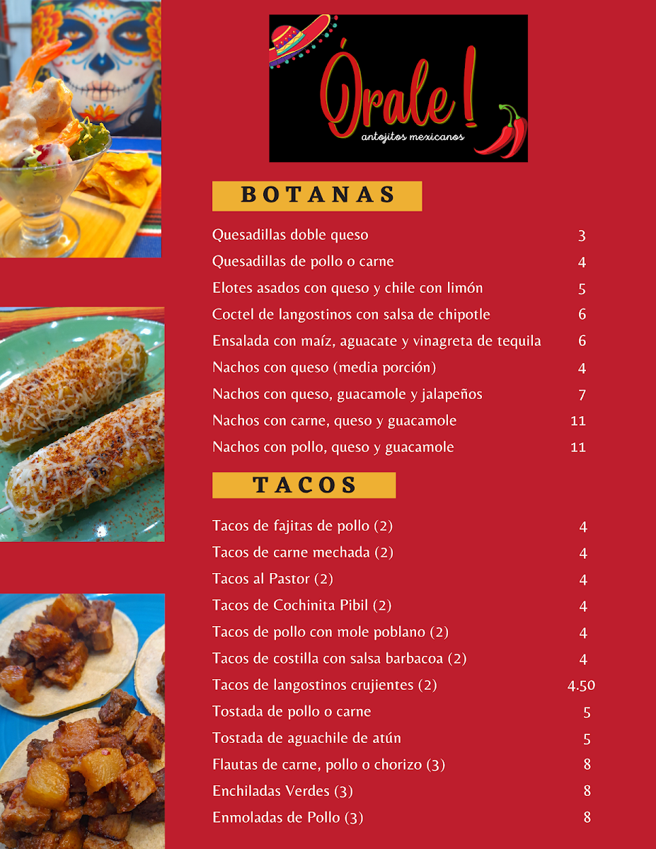 Órale Antojitos Mexicanos Photo Menu 6