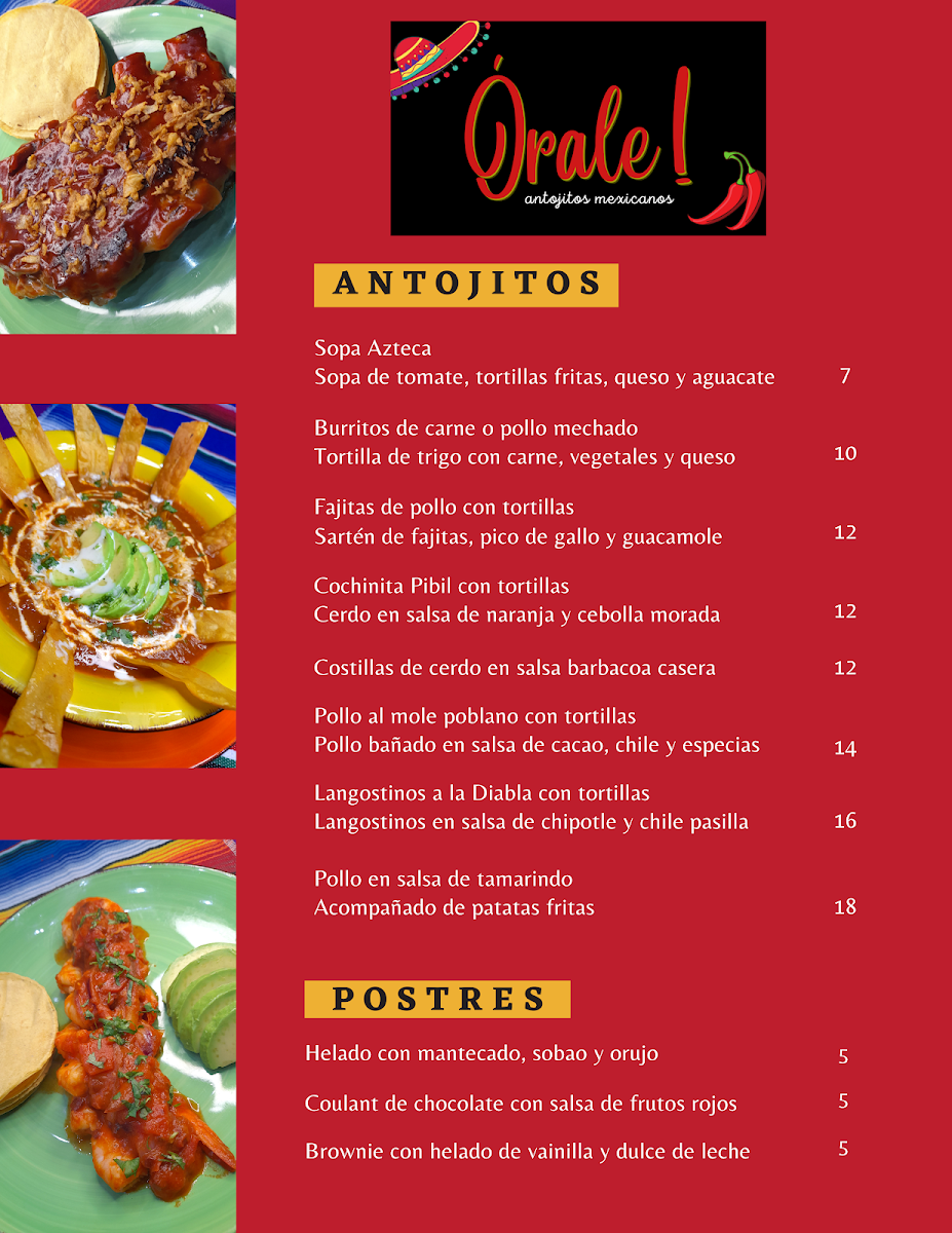 Órale Antojitos Mexicanos Photo Menu 7