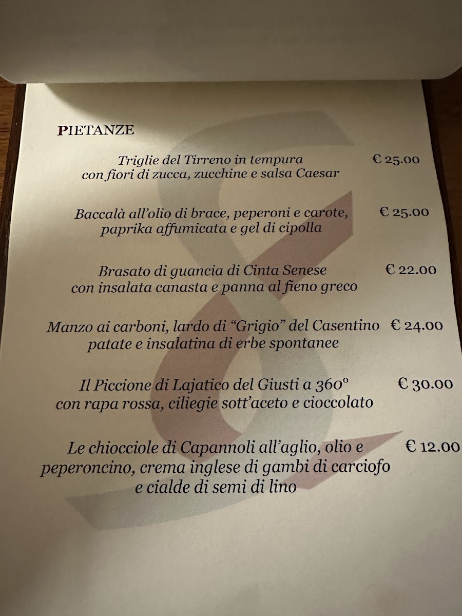 Ristorante La Sosta Photo Menu 1