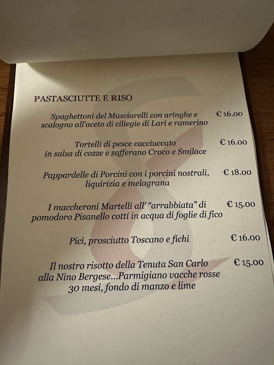 Ristorante La Sosta Photo Menu 2