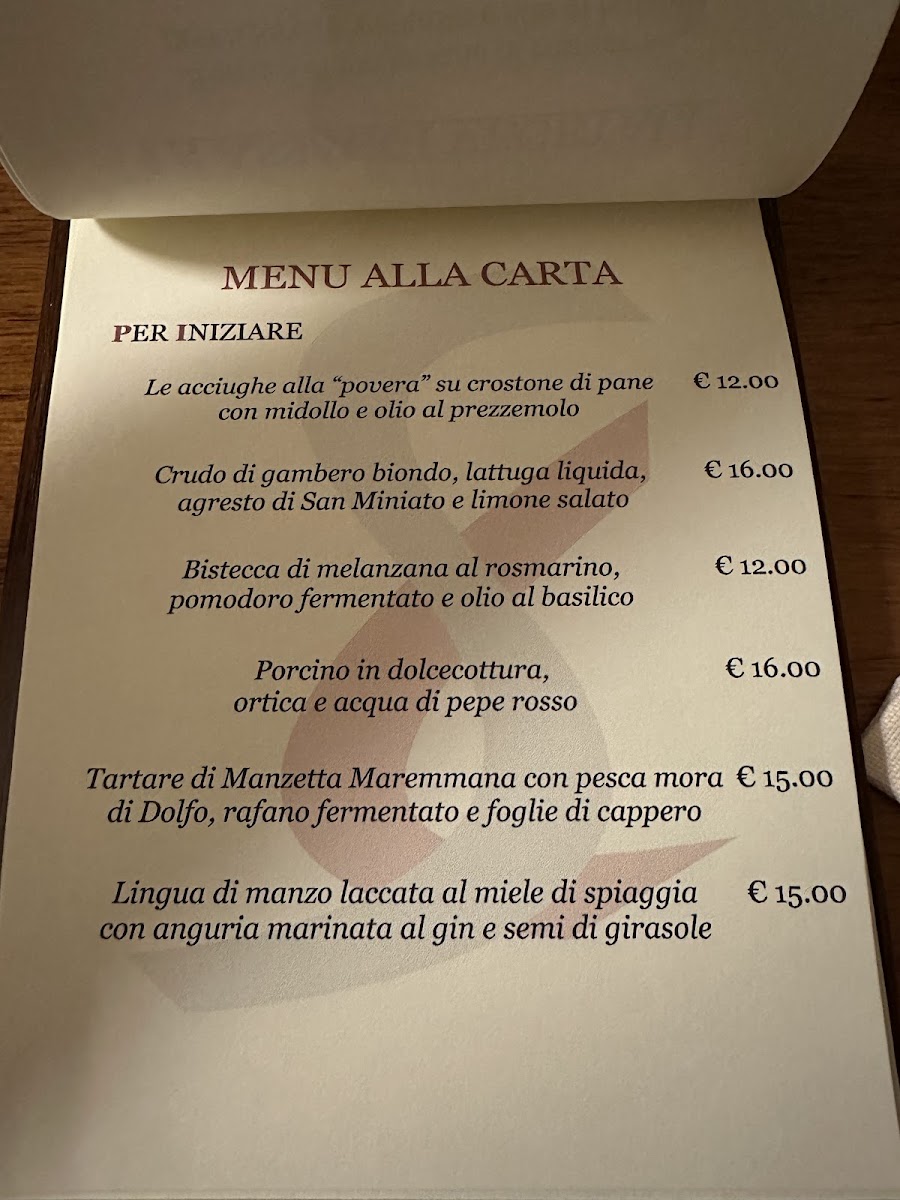 Ristorante La Sosta Photo Menu 3
