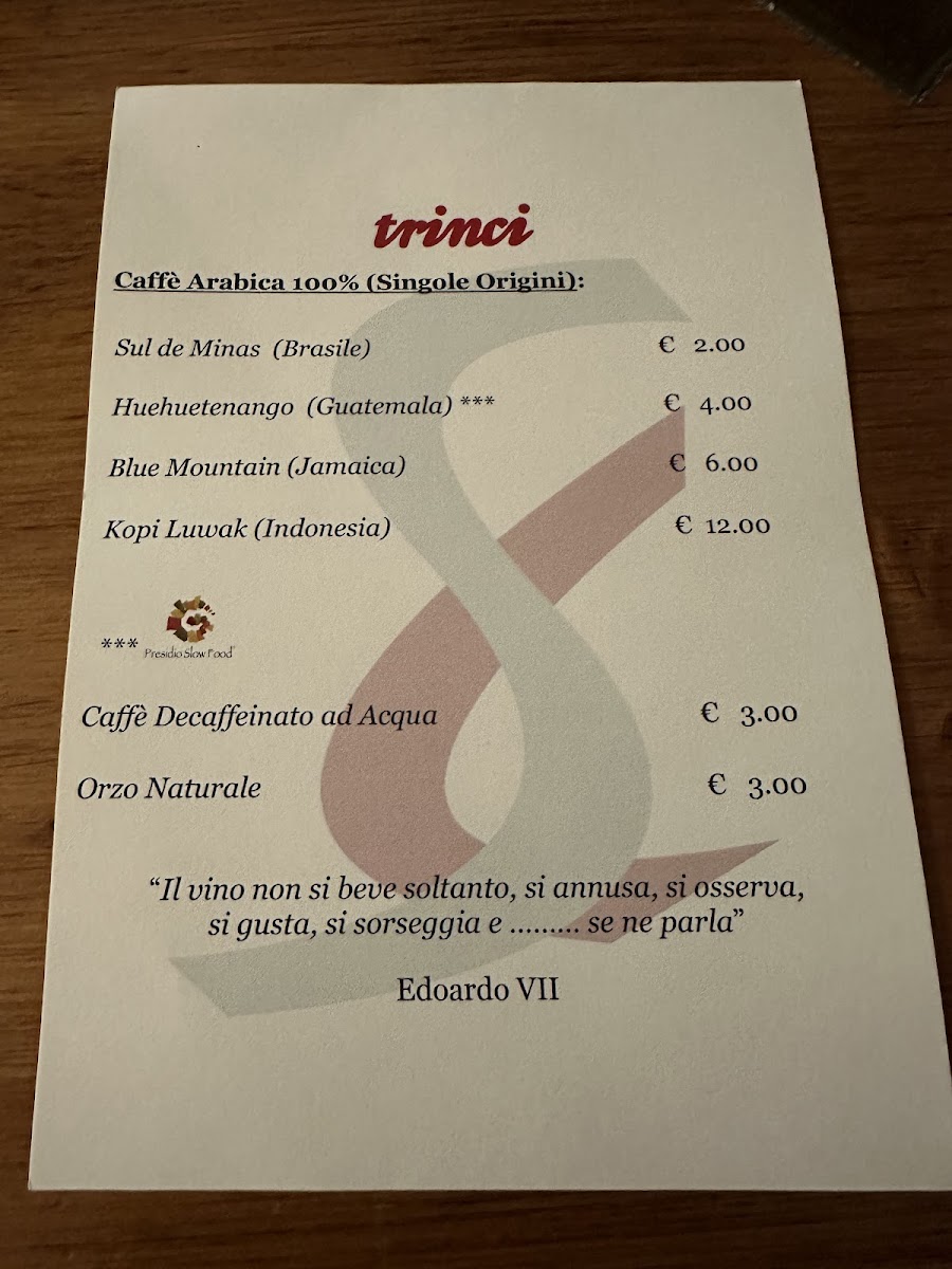 Ristorante La Sosta Photo Menu 9
