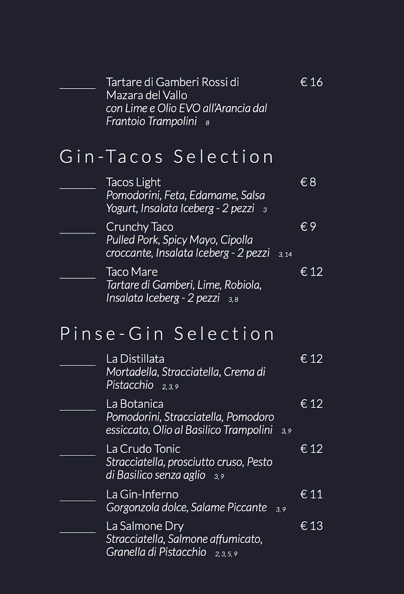 PuntoGin_Perugia Photo Menu 1