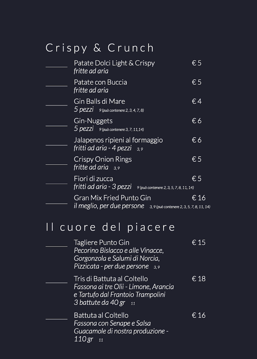 PuntoGin_Perugia Photo Menu 2