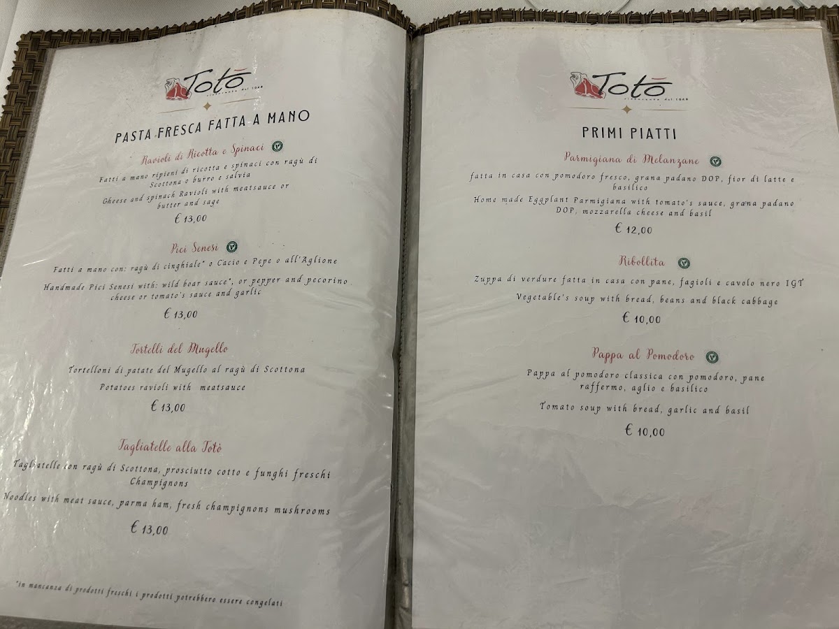 Ristorante Toto' Photo Menu 3