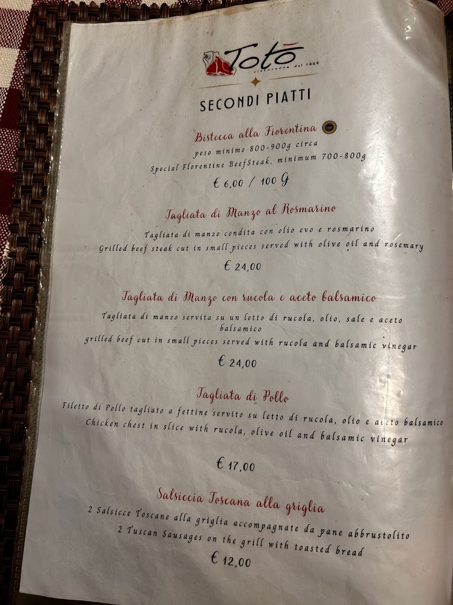 Ristorante Toto' Photo Menu 9