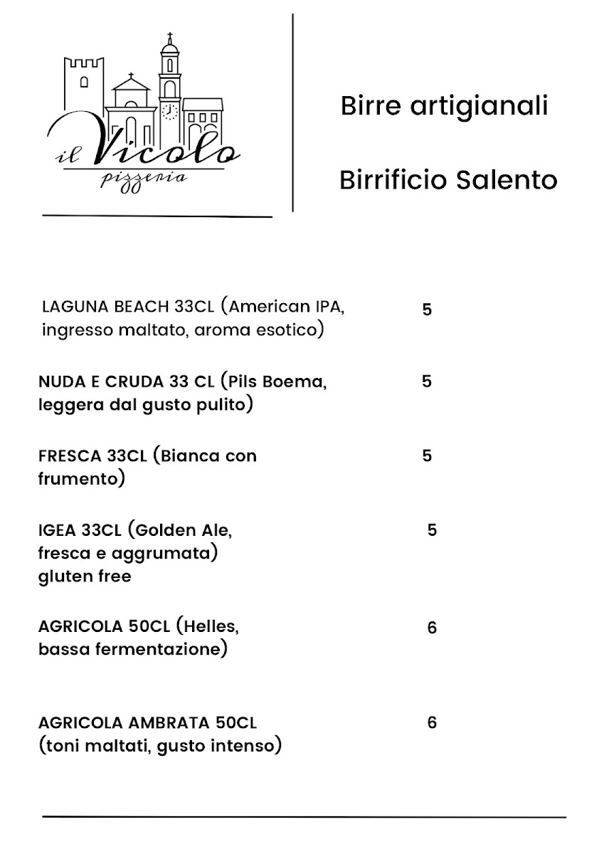 IL VICOLO Pizzeria con cucina - Reggiolo - Photo Menu 1