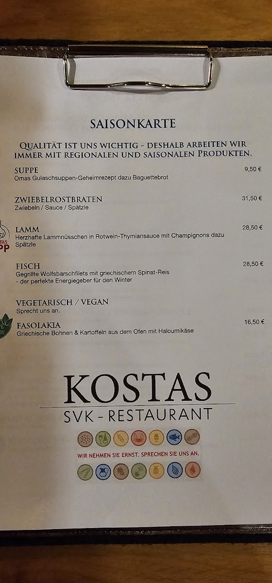 Kostas SVK-Restaurant Photo Menu 7