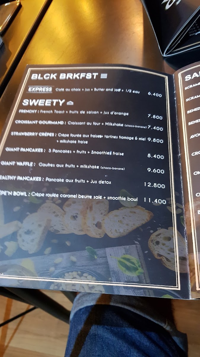 Black Box restaurant café Photo Menu 2