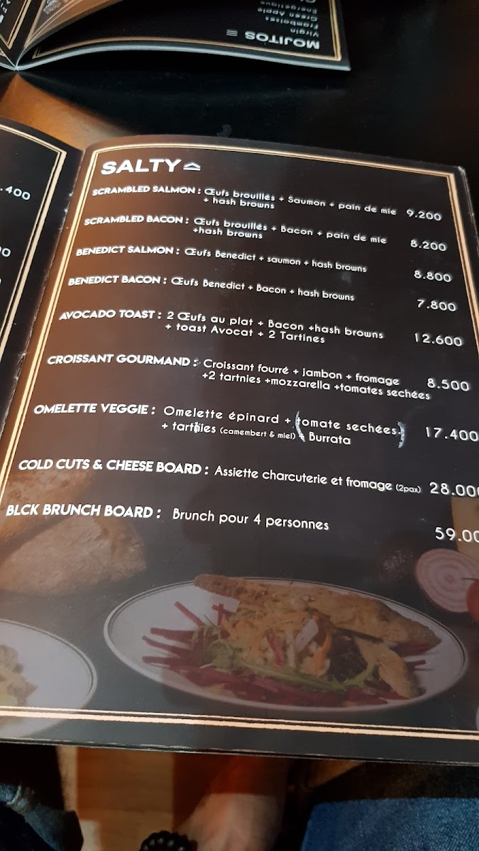 Black Box restaurant café Photo Menu 3
