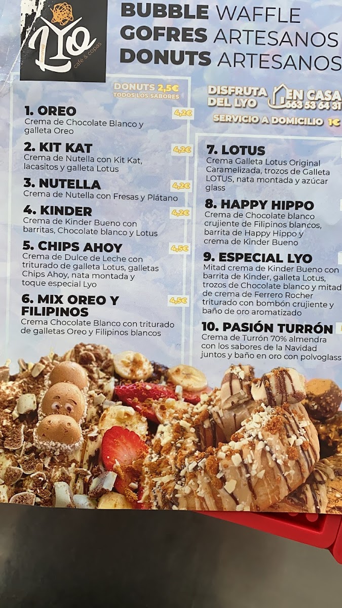 LYO cafe & copas Photo Menu 1