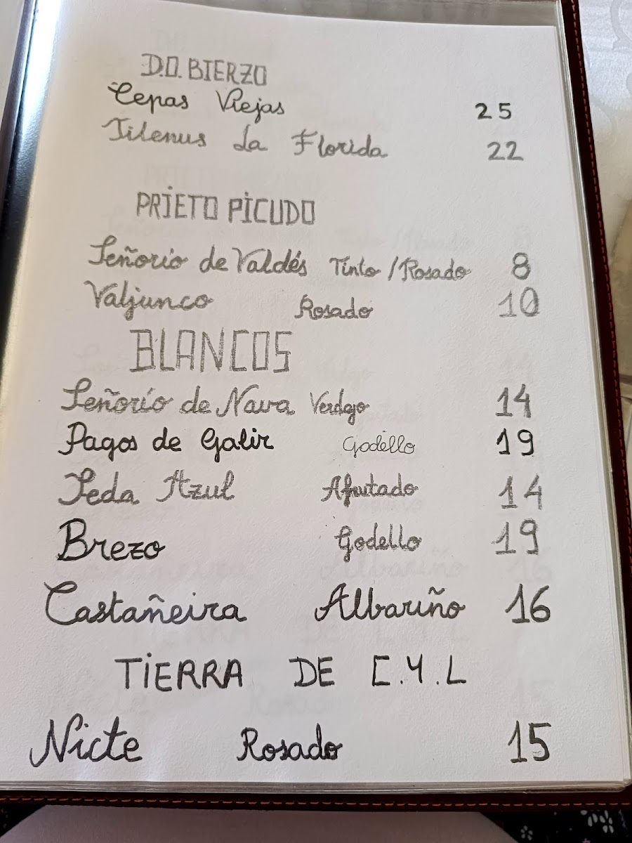 Restaurante Casa Tina Photo Menu 1