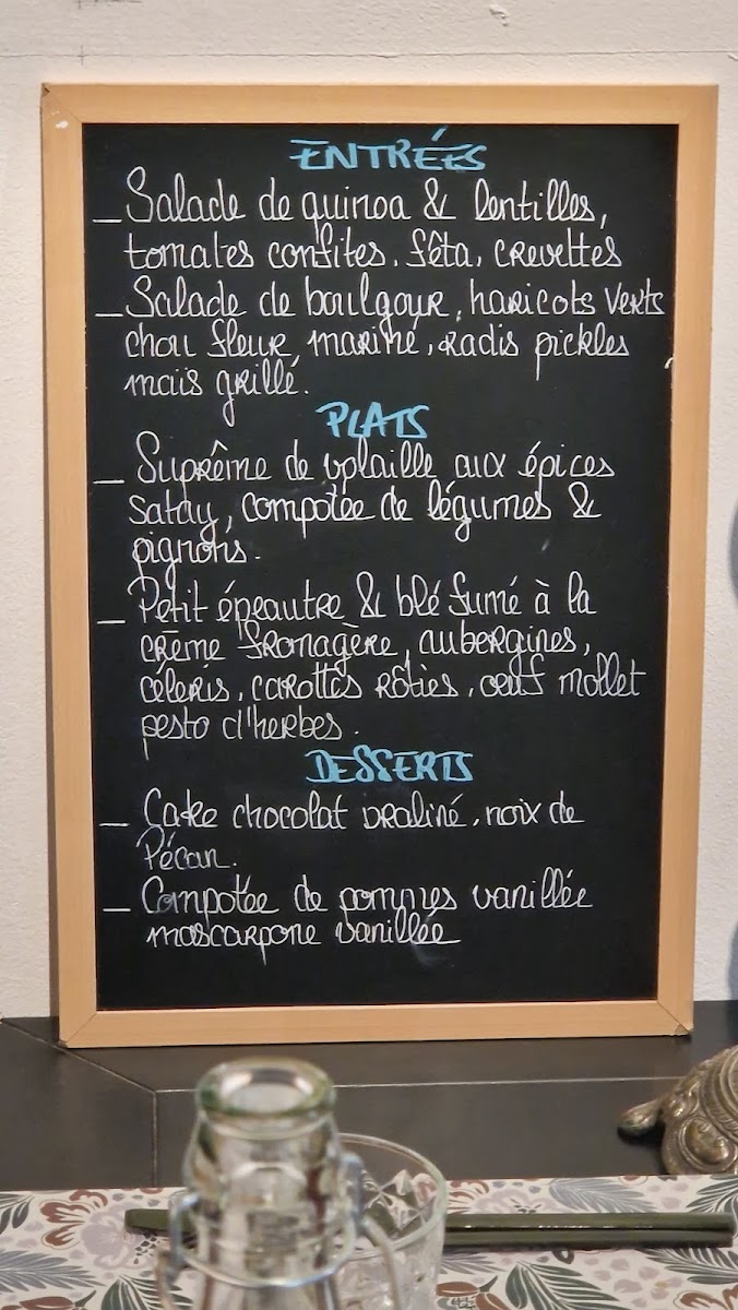 La Cantine de l'Aiguillage Photo Menu 1