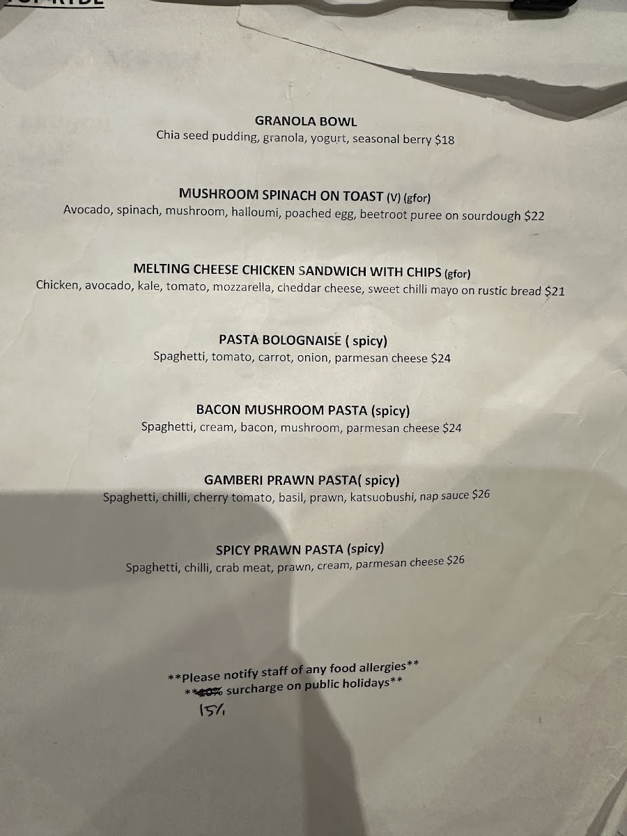Leaf Cafe & Co Photo Menu 1