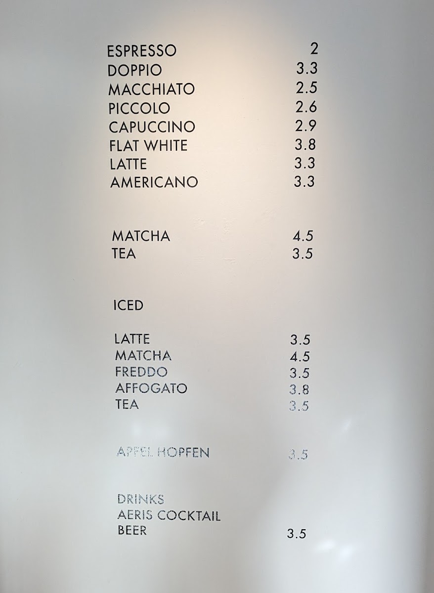 ORNO Café Photo Menu 1