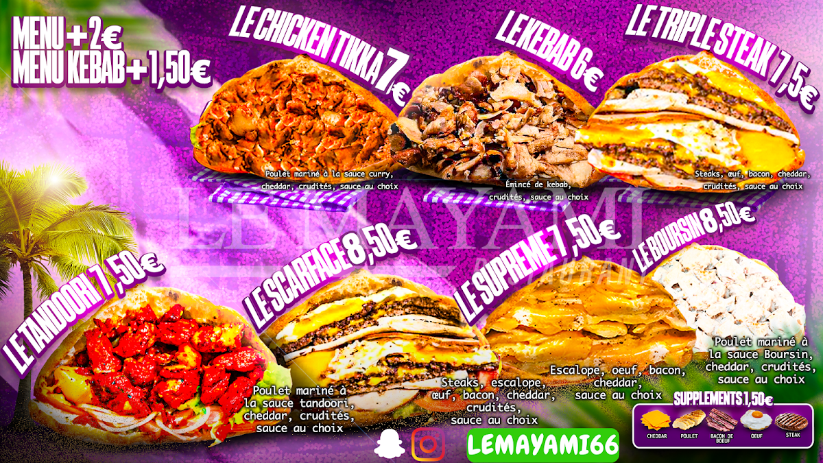 LE MAYAMI Photo Menu 4