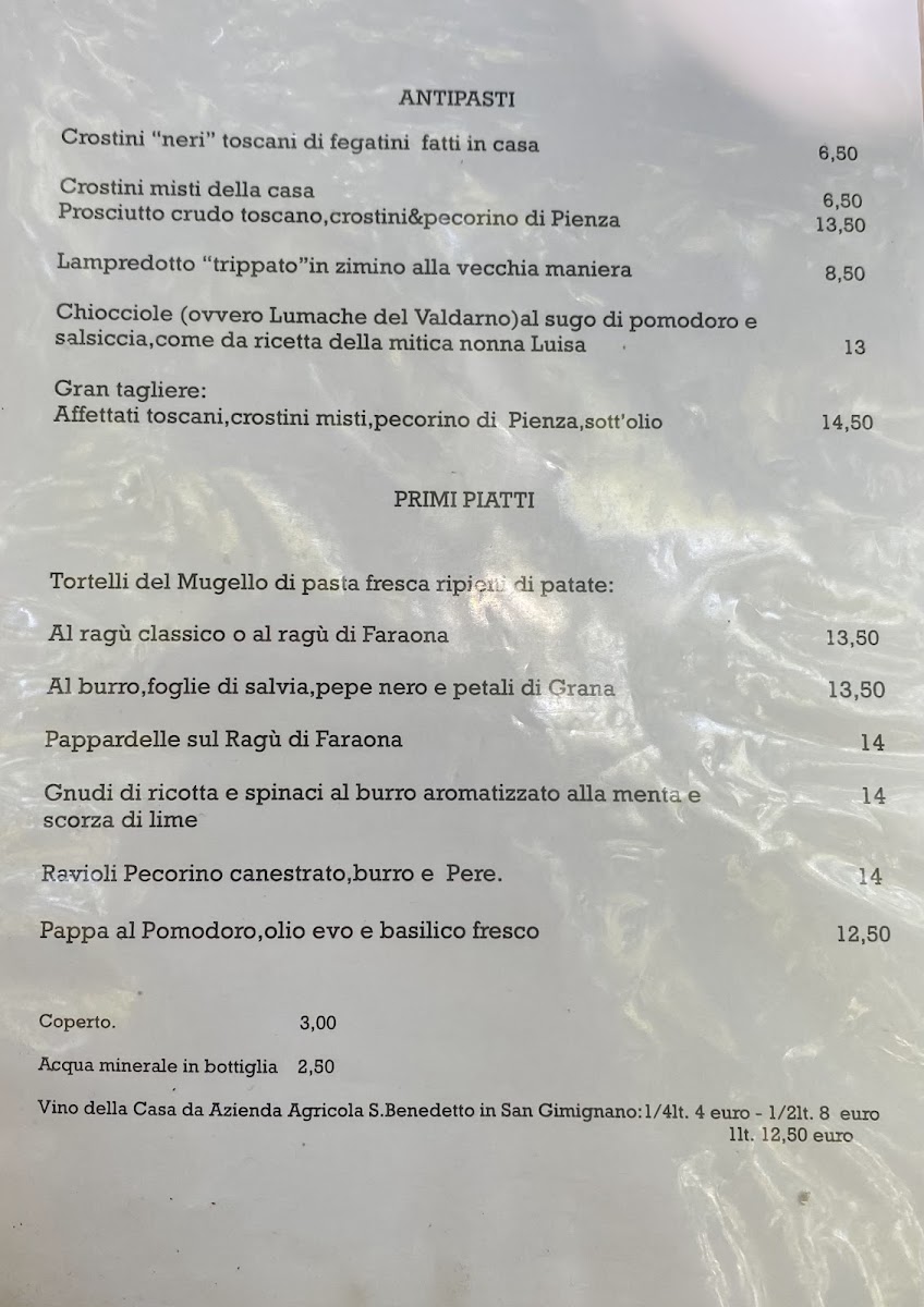 Trattoria Il Piccolo Trianon Photo Menu 4
