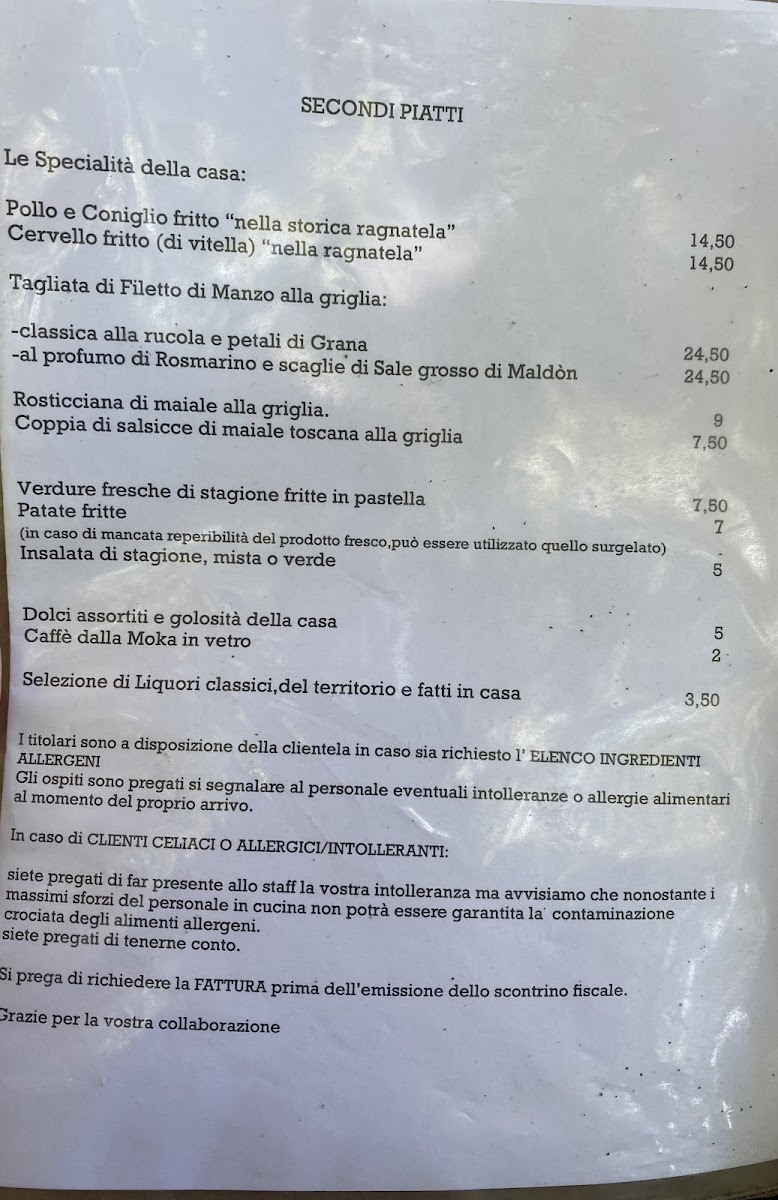 Trattoria Il Piccolo Trianon Photo Menu 5