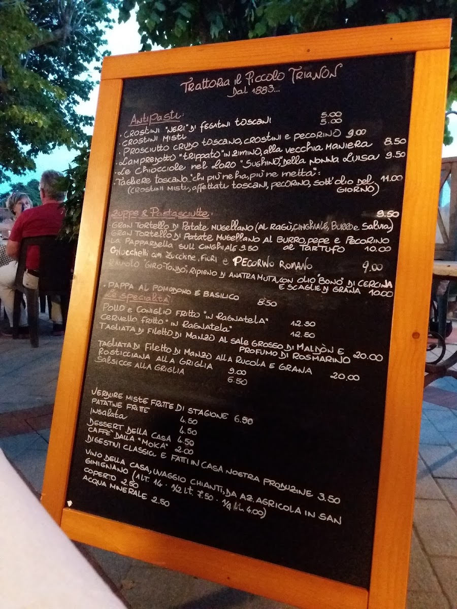 Trattoria Il Piccolo Trianon Photo Menu 9