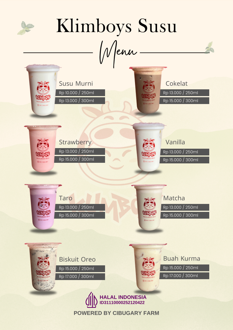 Klimboys Susu Segar Jagakarsa Photo Menu 1
