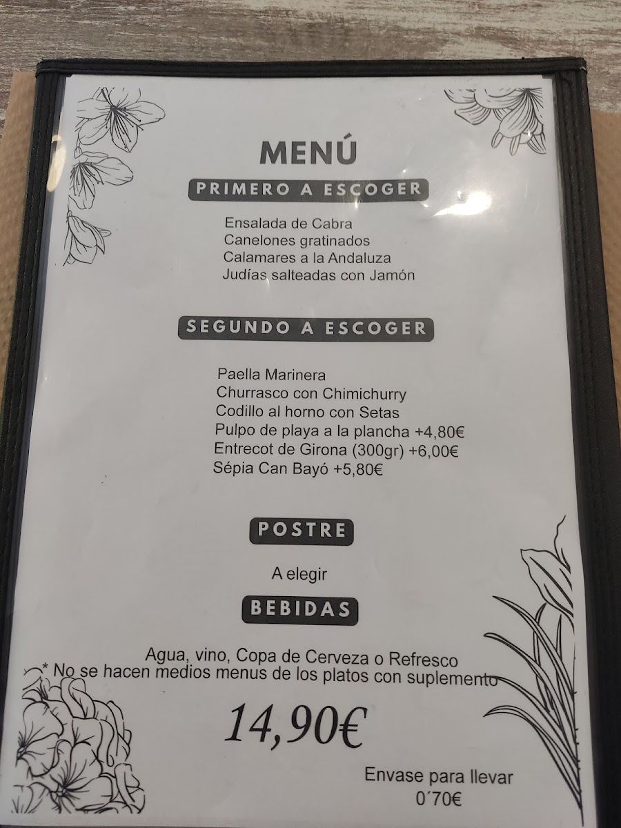 Can Bayó Photo Menu 10